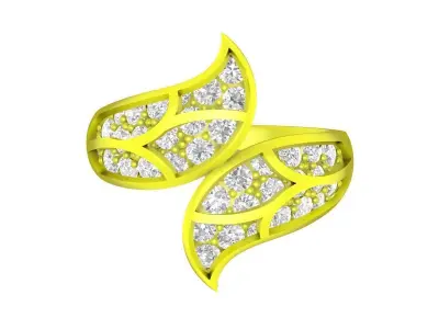 A5357 Fashion Diamond Women Ring 3D print model