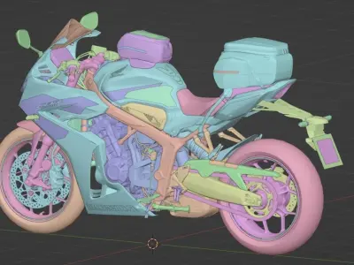 2024 Honda CBR 650 R 3D model