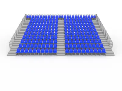 Bleachers 11 3D model