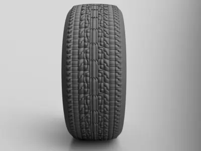 Sedan wheel 04 3D model