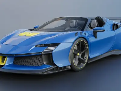 Ferrari SF90 XX Spider 3D print model