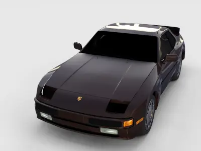 Porsche 944 S rev 3D model