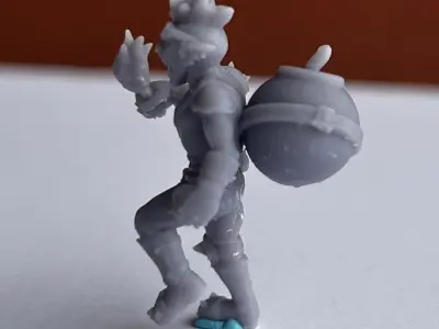 Goblin Sapper ver 2 -goblin with bomb 3D print model
