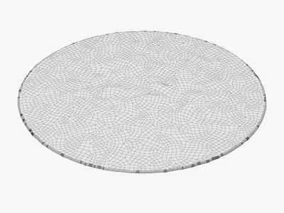 Mayson Round Rug 3D model