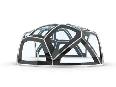 Voronoi Pavilion Stand Alone Structure v1 3D model