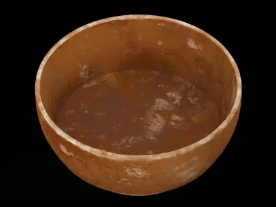 Eating Pot Low-poly 3D model