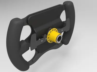 Formula Renault 2000 steering wheel 3D model