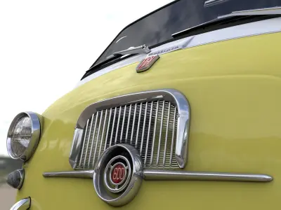 FIAT 600 MULTIPLA 1956 3D model