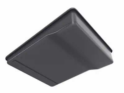 Paint roller with tray 01 3D model