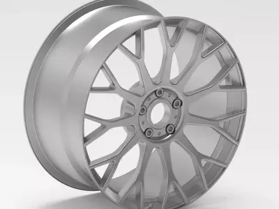 RC Car Racing Style Multi-Spoke Wheel 3D print model