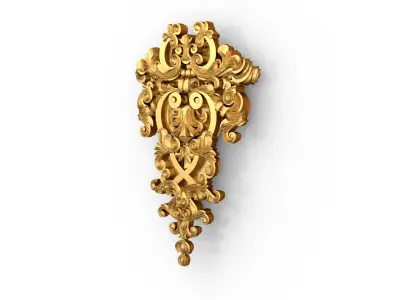 carved classic decorative ornament cnc 3d printing stl 11 3D model