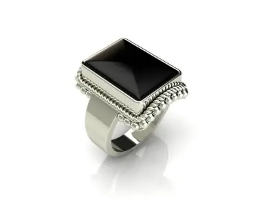 LUCIFER SERIES RING 3D print model