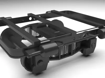 Train Wheels 3D model