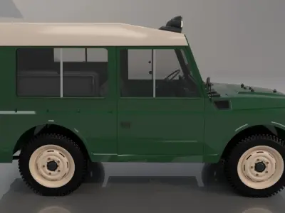 Fiat Campagnola 1979 station wagon 3D model