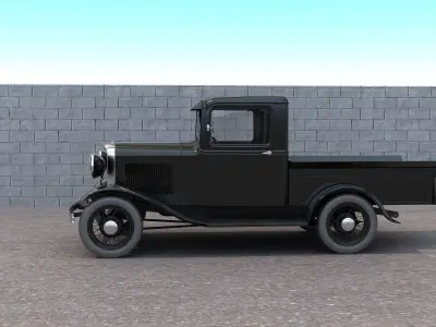 Classic Pickup 3D model