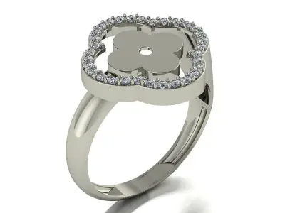 Louis Vuitton Ring 3D print model