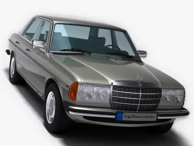  Mercedes Benz W123 3D model