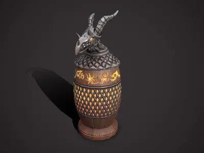 fantasy props Low-poly 3D model