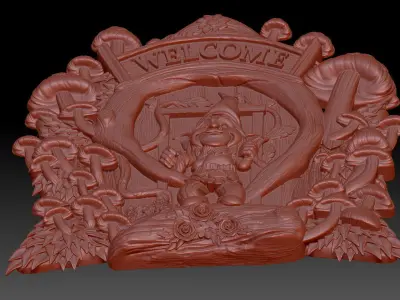 Gnome  3D print model