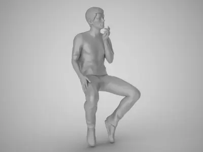 Sociable Man 3D print model