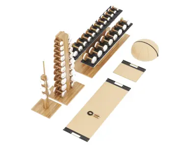 Luxury Fitness Equipment 3D model