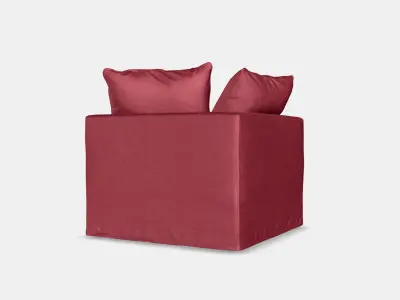 GRONLID Cover for corner section 3 Low-poly 3D model