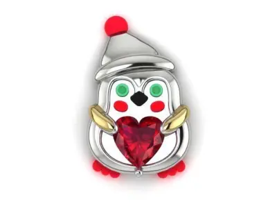 Penguin Heartstone 3D print model