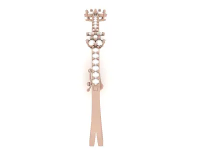 Bracelet 0041 - Flower - Bangle - size 2 3D print model