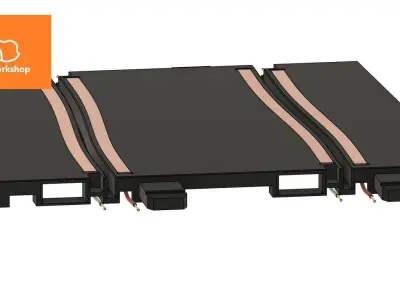 Scalextric to Policar adapter Free 3D print model