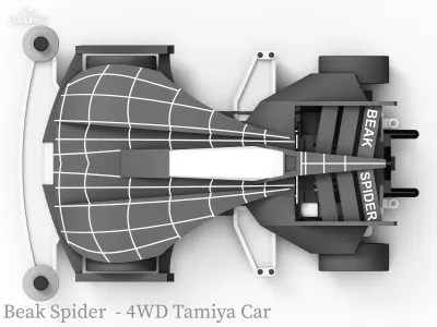 BEAK SPIDER 4WD CAR 3D model