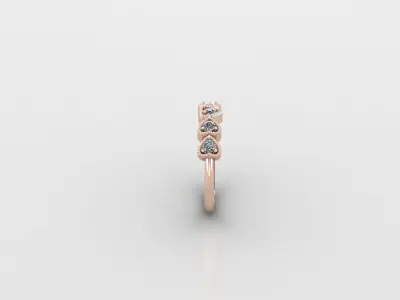 Solitaire Ring Version 1 SR31 3D model