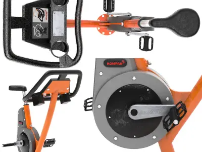 outdoor Fitness Bike 3D model