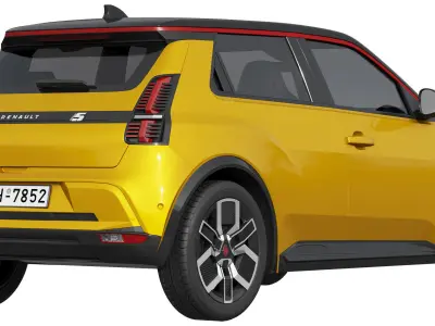 Renault 5 E-Tech 3D model