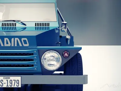 ANDINO pickup truck 3D model