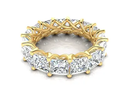 Ring M19 The luxury female ring with gems wedding 3D print model