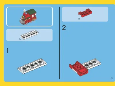 TwindBricks3D - 40138 Christmas Train 3D print model