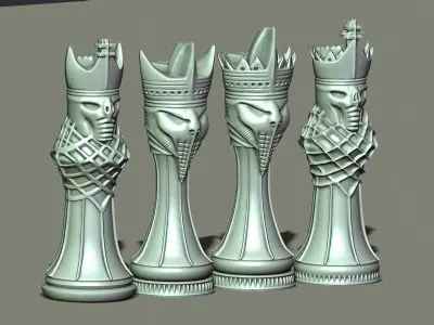 Chess Kings 3D print model
