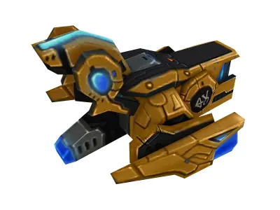 Machinery - Floating Cannon 03 3D model