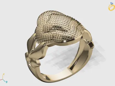 Women Plain Ring STL Models Womens Ring 3dmodels 3D print model 3D print model 56