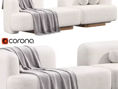 POP SOFA Delcourt Collection by kookudesign 3D model