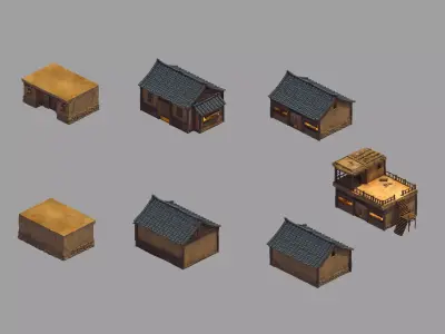 gAME Pei Cheng Building - House 01 3D model