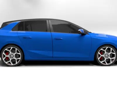 OPEL ASTRA 2023 Low-poly 3D model