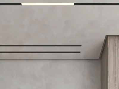 Decorative wall panel set 103 3D model