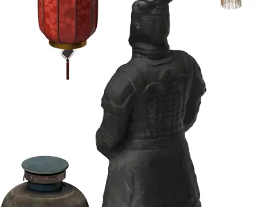 Chinese Object Pack 3D model