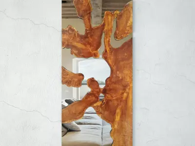 Teak Root Mirror 8 3D model