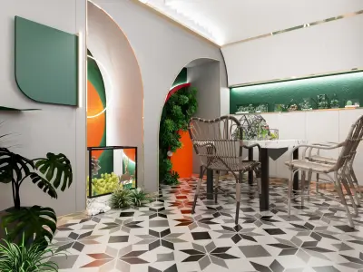  flower shop 3D model