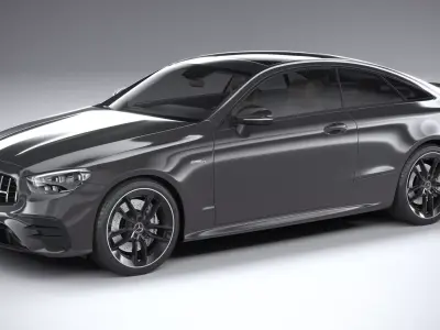 Mercedes E53 Coupe AMG 2021 3D model