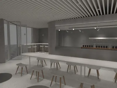 Milk Tea Shop 2 3D model