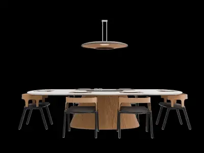 Dining Set  Free 3D model