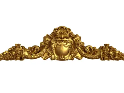 Classic decor ornament v-3D model 62 3D model